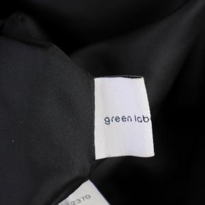 green label relaxing ハイウエスト コクーン スカート フレアスカート ロング 38 M 黒 ブラック 3624-676-2370