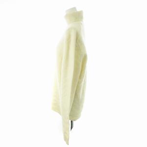 HUGO BOSS ニット セーター タートルネック カシミア混 シルク混 薄手 M ベージュ /MM