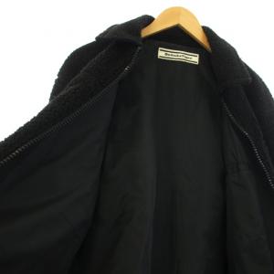 Onitsuka Tiger WS BOA JACKET ボアジャケット フリース ブルゾン ジップアップ アウター L 黒 ブラック 2181A203