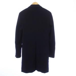 PRADA チェスターコート カシミヤ100 44R ネイビー UC333D