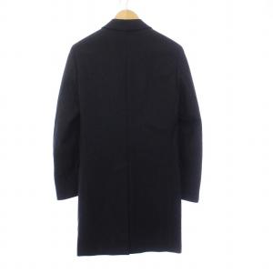 PRADA チェスターコート ウール 44R チャコールグレー UC333D