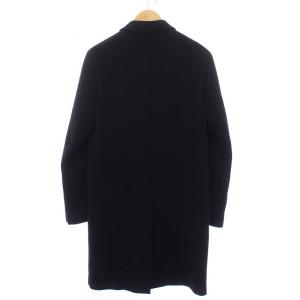 PRADA チェスターコート ウール 44R ブラック UC390D