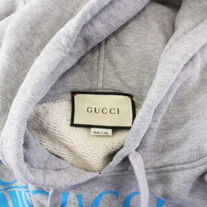 GUCCI インターロッキングG プルオーバーパーカー XXS グレー 475374