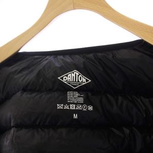 DANTON INNER DOWN Crewneck Jacket インナーダウンジャケット クルーネック アウター M 黒 ブラック DT-A0025