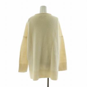 POLO RALPH LAUREN ニット セーター プルオーバー 長袖 カシミヤ混 ドロップスリーブ S 白 ホワイト