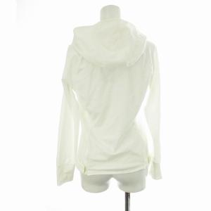 BURBERRY GOLF ジップアップパーカー ゴルフウェア ジャケット フーディー 薄手 長袖 1 S 白 ホワイト /MM