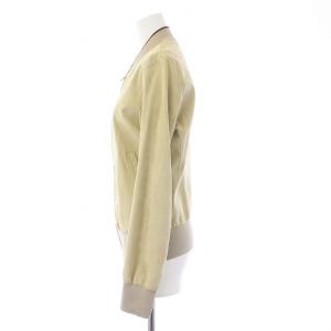 ETRO スエードジャケット ブルゾン ジップアップ やぎ革 40 M ベージュ /KH