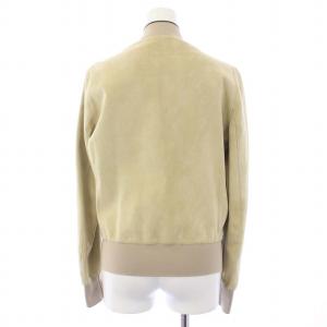 ETRO スエードジャケット ブルゾン ジップアップ やぎ革 40 M ベージュ /KH