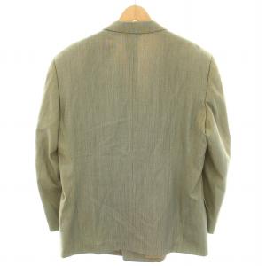 GIVENCHY ムッシュー MONSIEUR テーラードジャケット ダブル ノーベント チェック柄 ウール ベージュ /YT