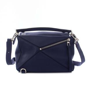 LOEWE パズルバッグ スモール ネイビー