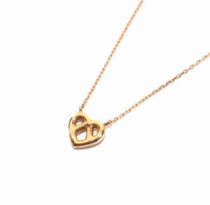 VENDOME AOYAMA ネックレス オープンハート K18PG AGAN641340DI DEUX CHANCE