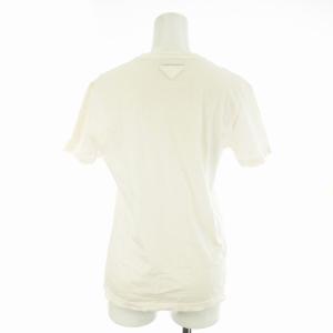 PRADA Tシャツ カットソー ロゴ 半袖 タイト M ピンク