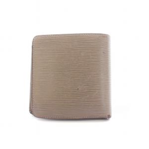 LOUIS VUITTON ポルト ビエ カルト クレディ モネ エピ 二つ折り財布 レザー グレージュ M6354B