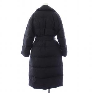 Paul Stuart ダウンコート アウター ロング ナイロン 4 M 黒 ブラック