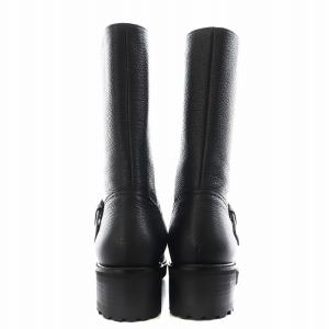 DIANA ショートブーツ チャンキーヒール 22.5cm 黒 ブラック /AN12