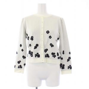 René 23SS ニット カーディガン ノースリーブワンピース 2点セット 34 ホワイト ブラック