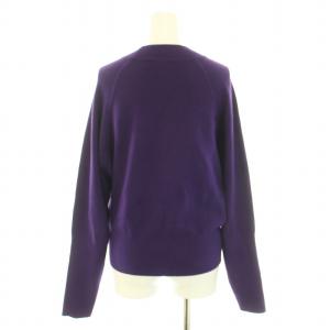 CABaN ニット セーター 長袖 ハイゲージ コットン カシミヤ混 F 紫 パープル /YT