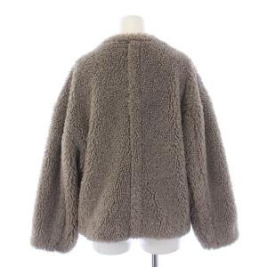 BALLSEY 22AW クリンプファー ノーカラーショートコート 36 M グレー 11-08-24-08202 /BM