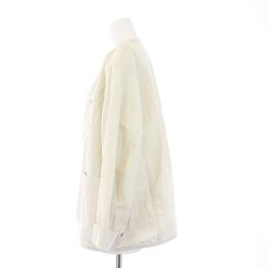 DANTON 24SS カラーレスショートジャケット アウター 38 M ベージュ DT-A0473