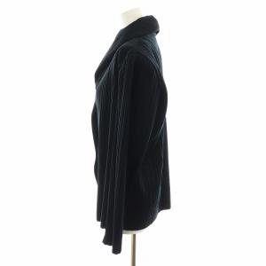 PLEATS PLEASE ISSEY MIYAKE イッセイミヤケ ジャケット ベロア 4 ブラック
