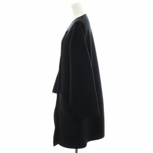 ISSEY MIYAKE me カーディガン ロング丈 黒 ブラック /AN13