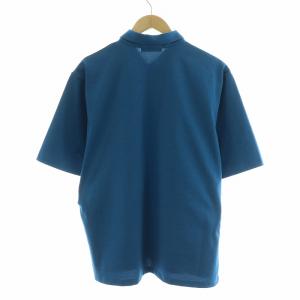 Adam et Rope' タグ付き ポロシャツ 半袖 M 青 ブルー /NQ
