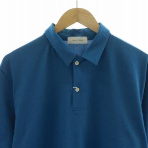 Adam et Rope' タグ付き ポロシャツ 半袖 M 青 ブルー /NQ