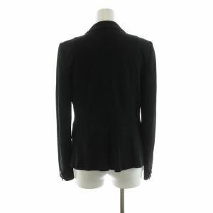BURBERRY LONDON テーラードジャケット シングル 1B 背抜き ノーベント 38 S 黒 ブラック