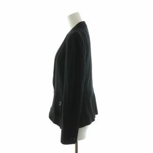 BURBERRY LONDON テーラードジャケット シングル 1B 背抜き ノーベント 38 S 黒 ブラック