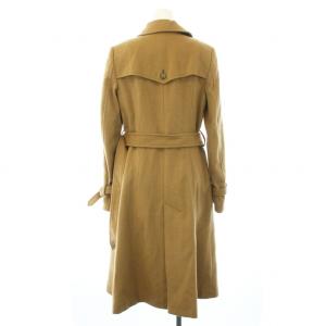 BARNEYS NEW YORK ウールコート カシミヤ混 アウター ロング ベルト 40 L ベージュ /TK