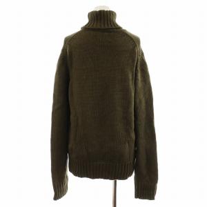 GUCCI ニット セーター 長袖 タートルネック カーキ