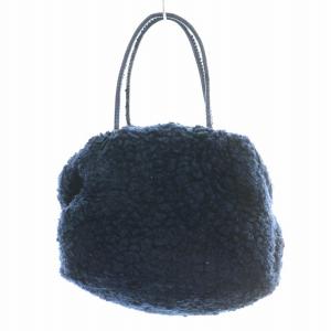 ANTEPRIMA ハンドバッグ PVCワイヤー ボア 紺 ネイビー /BB