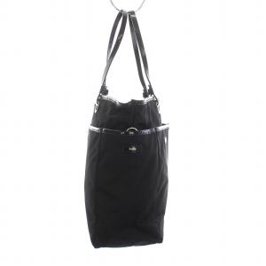 ANYA HINDMARCH トートバッグ ナイロン ポーチ付き 黒 ブラック