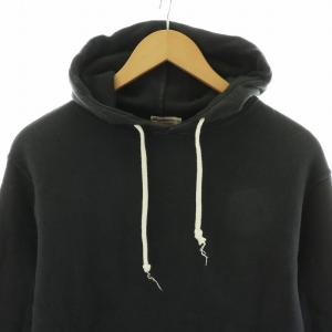 WAREHOUSE プルオーバーパーカー フーディー 長袖 フード 38 M 黒 ブラック