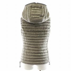 DUVETICA FILIRA ダウンベスト フード ナイロン アウター 42 L グレー