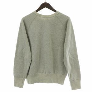 WAREHOUSE 2ND-HAND セコハン スウェット トレーナー 長袖 クルーネック 裏起毛 無地 S グレー WH461
