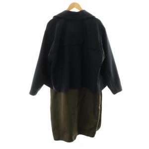 UNITED TOKYO UNITEDTOKYO 4WAYレイヤードコート ロング丈 アウター 1 S カーキ 黒 ブラック 400554004 /AN22