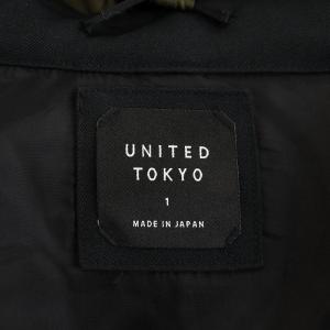 UNITED TOKYO UNITEDTOKYO 4WAYレイヤードコート ロング丈 アウター 1 S カーキ 黒 ブラック 400554004 /AN22