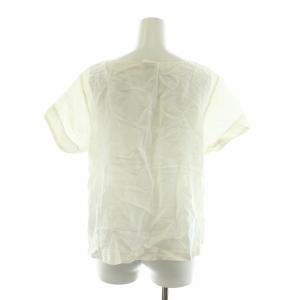 MARGARET HOWELL カットソー プルオーバー 麻 リネン100％ 半袖 F 白 ホワイト