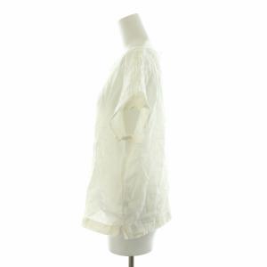 MARGARET HOWELL カットソー プルオーバー 麻 リネン100％ 半袖 F 白 ホワイト