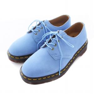 SMITHS 4 Eye Shoe 4ホール シューズ レースアップ スエード UK3 22cm スカイブルー