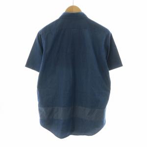 N.HOOLYWOOD デニムシャツ カジュアル 半袖 40 L 紺 ネイビー /NQ