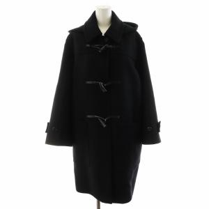 21AW コクーンショートダッフルコート ウール アウター 36 S 黒 ブラック 21020900238040