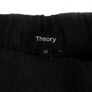 Theory 22AW DOUBLE KNIT LT N TALBERT GH ワイドパンツ XS グレー 01-2306009