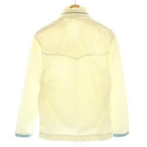 45rpm アンド ＆ ジップアップジャケット ブルゾン アウター フード くま刺繍 3 M-L 白 ホワイト