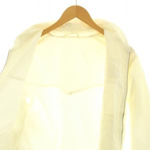 45rpm アンド ＆ ジップアップジャケット ブルゾン アウター フード くま刺繍 3 M-L 白 ホワイト