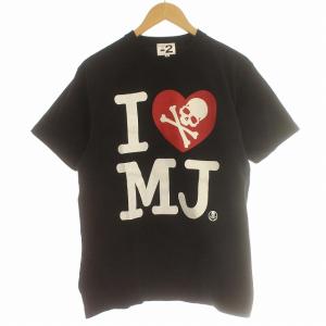 Tシャツ 半袖 I LOVE MJ スカル カットソー M 黒 ブラック