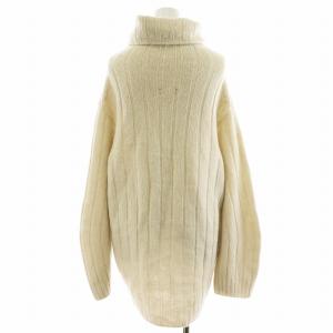 unfil ロイヤルベビーアルパカ チャンキータートルネックセーター ニット 長袖 1 S アイボリー