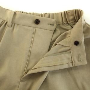 UNITED ARROWS イウエンマトフ AEWEN MATOPH コクーン ワイドパンツ スラックス 38 M ベージュ 8714-202-0128