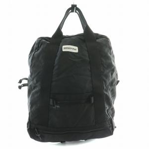 リュックサック デイパック ロゴ 黒 ブラック /BB